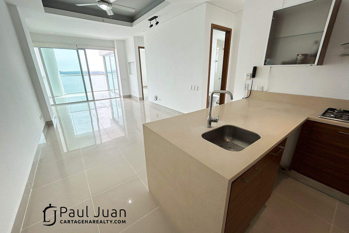 Beach front apartment